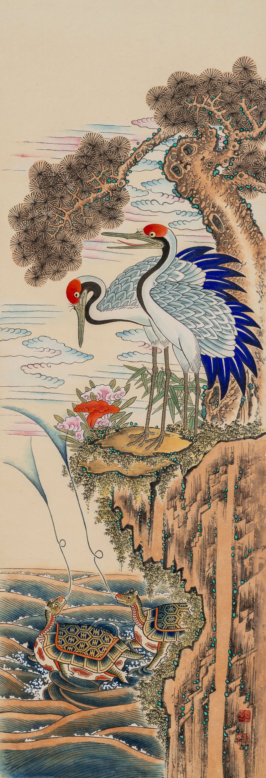 송학도 — 김명일 작품