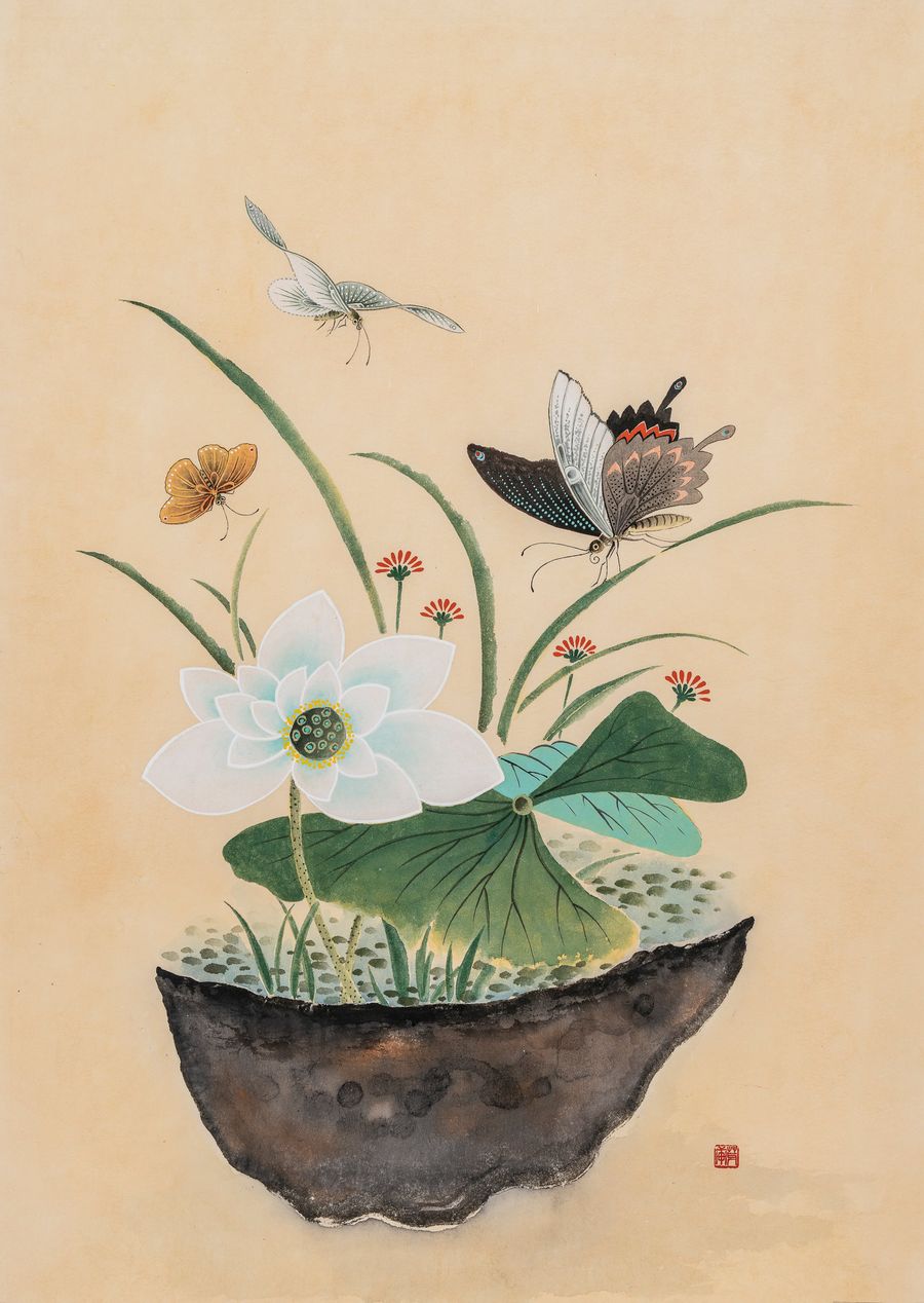 연화도 — 조태정 작품
